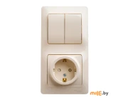 Блок Schneider Electric Glossa GSL000274 (бежевый)