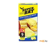 Пластины от моли Super Bat с запахом цитруса (9 пластин)
