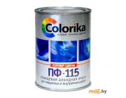 Эмаль ПФ-115 Colorika коричневая 0,8 кг