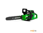 Пила цепная аккумуляторная Greenworks GD40CS15K2 (2005707)