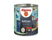 Эмаль алкидная Alpina Эмаль универсальная глянцевая цветная серый 0,75 л / 0,87 кг