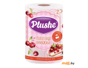 Полотенце бумажное Plushe Вишневый торт 2 слоя 30 м