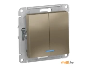 Выключатель Schneider Electric AtlasDesign ATN000553 (шампань)