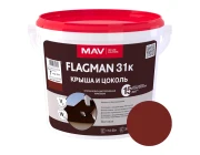 Краска водно-дисперсионная Flagman ВД-АК 1031к №355 матовая 5 л черешня