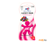 Ароматизатор на полимерной основе для автомобиля Real Fresh Lucky man Bubble Gum