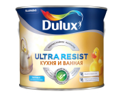 Краска Dulux Ultra Resist Кухня и ванная BW матовая 2,5 л