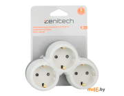 Блок мультирозеточный Zenitech 16A 3X2P+E (191902)