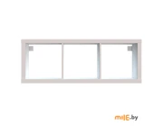 Стеллаж Mebelain (00012) Фора 3 белый 112x38x41 см