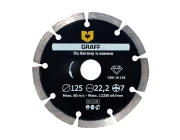 Диск алмазный Graff по бетону и камню Турбо 125x22,2x2,5x7 мм