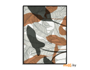 Репродукция на холсте Styler Пальмовые листья (60x80 см)