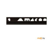 Угол для плитки наружный Mak 008 9 мм х 2,5 м черный