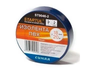Изолента ПВХ 18*20м STARTUL PROFI ST9046-2 синяя
