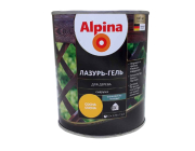 Средство защитно-декоративное Alpina Лазурь-гель для дерева шелковисто-матовая цветная сосна 0,75 л / 0,66 кг