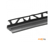 Угол для плитки внутренний Mak 008 9 мм х 2,5 м черный