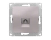 Розетка телефонная Schneider Electric AtlasDesign ATN000381 RJ11 алюминий