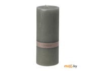 Свеча-столбик Home&Styling цвет светло-серый (420007120)