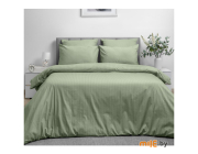 Комплект постельного белья евро Волшебная Ночь Smoke Green (782130) 70x70 см