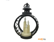 Декоративное изделие фонарь Венеция QJ-004 чёрный