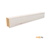 Интерьерная рейка МДФ Stella Ривьера Дуб Санремо Белый 40x30x2700 мм