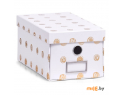 Коробка для хранения Zeller Golden Dots (17550) 17x13,5 см