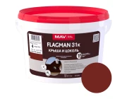 Краска водно-дисперсионная Flagman ВД-АК 1031к №355 матовая 3 л черешня