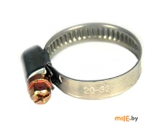 Хомут обжимной EKT MP 20-32 мм (хром, 2 шт.)