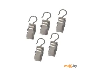 Комплект зажимов для металлических колец Delfa (СЗФ-9029) хром матовый 20 шт.