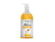 Жидкое крем-мыло для мытья рук GraSS Milana 1 л (молоко и мед)