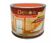 Эмаль Dekor для пола износоустойчивая глянцевая 1,8 кг (цвет: терракотовый)