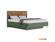 Кровать BRW SIENA LOZ160х200 с п/м., дым. зел./дуб вотан, 014