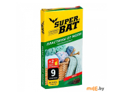 Пластины от моли Super Bat с запахом хвои (9 пластин)