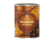 Полуглянцевый акриловый лак для мебели Eskaro Mooblilakk 40 (Мёблилак 40) 0,9 л