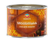 Полуглянцевый акриловый лак для мебели Eskaro Mooblilakk 40 (Мёблилак 40) 0,45 л