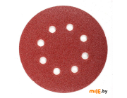 Шлифлист 125мм круг Р180 для дерева 8 отверстий 5шт. GEPARD (GP5001-180)