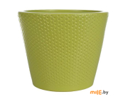 Горшок керамический Cermax 213 13 см (зеленый)