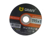 Круг отрезной Graff по металлу 115x22,2x1 мм