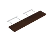 Полка бесконсольная Velano (651441) FS 120/25 венге 120x25 см