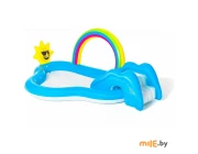 Бассейн надувной игровой Bestway Rainbow n 'Shine (53092) 257x145x91 см