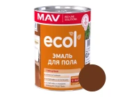Эмаль Ecol ПФ-266 для пола глянцевая 0,9 кг (светло-коричневый)
