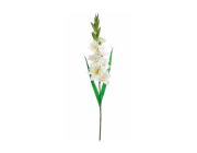 Искусственное растение Гладиолус одиночный белый 106 см (16-0009)