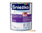 Эмаль Sniezka Супермаль для ПВХ белая 0,75 л