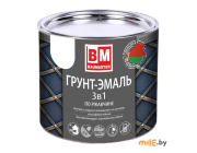 Грунт-эмаль по ржавчине Baumaster 3в1 белый 0,8 кг