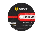 Круг отрезной Graff по металлу 230x22,2x2 мм