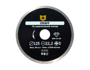 Алмазный диск по керамической плитке GRAFF 125x5x2,0x22,2