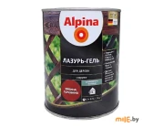 Лазурь-гель для дерева Alpina шелковисто-матовая цветная палисандр 2,5 л / 2,20 кг