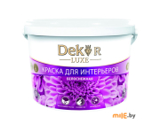 Краска Dekor ВД-АК 216 для интерьеров (3 кг, белоснежный)