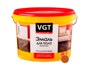 Эмаль VGT ВД-АК-1179 для пола Профи полуматовая 2,5 кг (желто-коричневый)