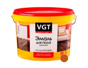 Эмаль VGT ВД-АК-1179 для пола Профи полуматовая 2,5 кг (желто-коричневый)