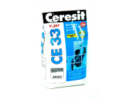 Фуга Ceresit CE 33 2кг серебряно-серая №04 для узких швов