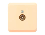 Розетка TV Schneider Electric Этюд TVA-002K кремовый